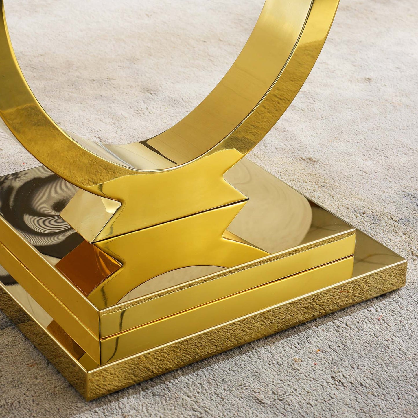 ET316 Solid Marble End Table