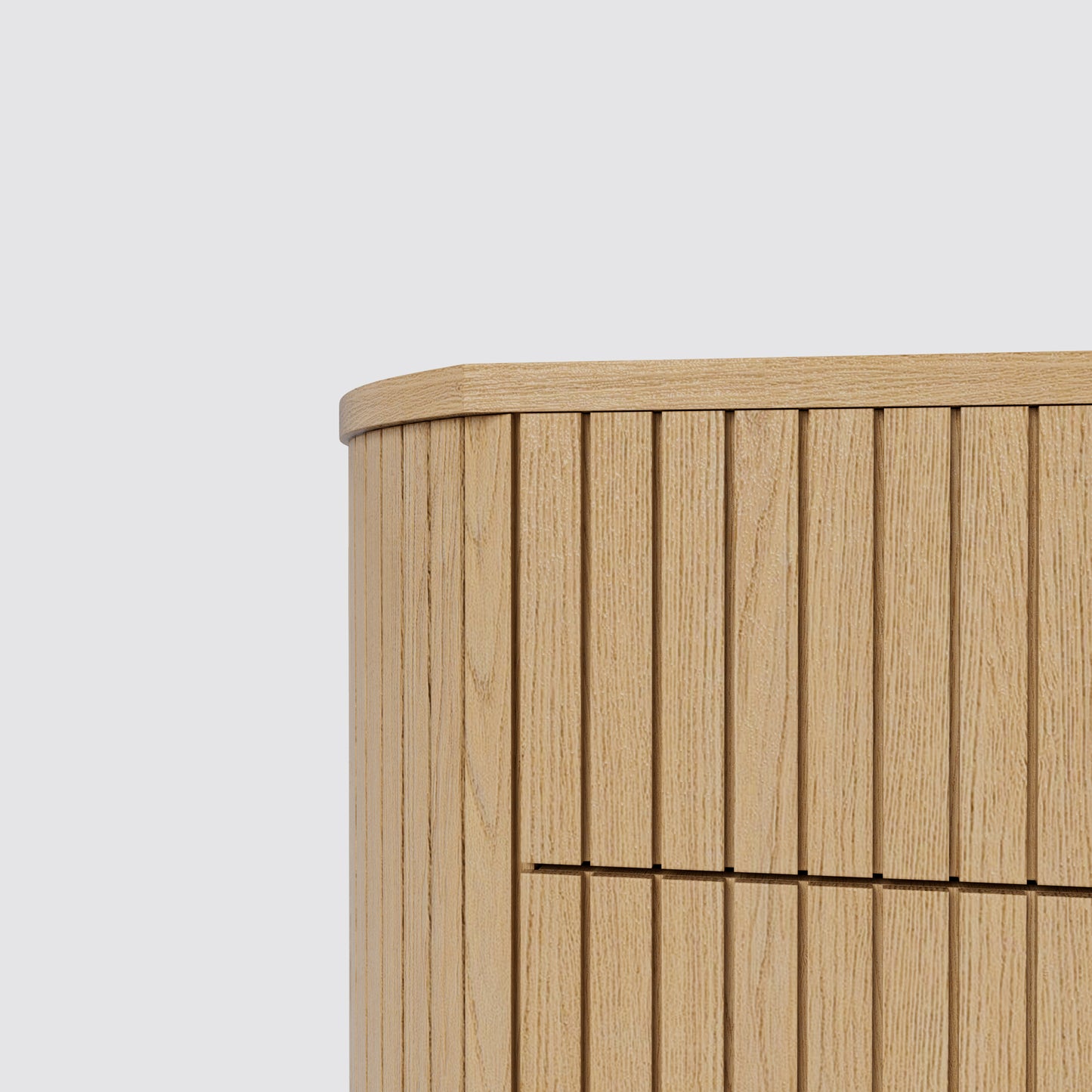 K001 OAK VENEER SIDE CABINET