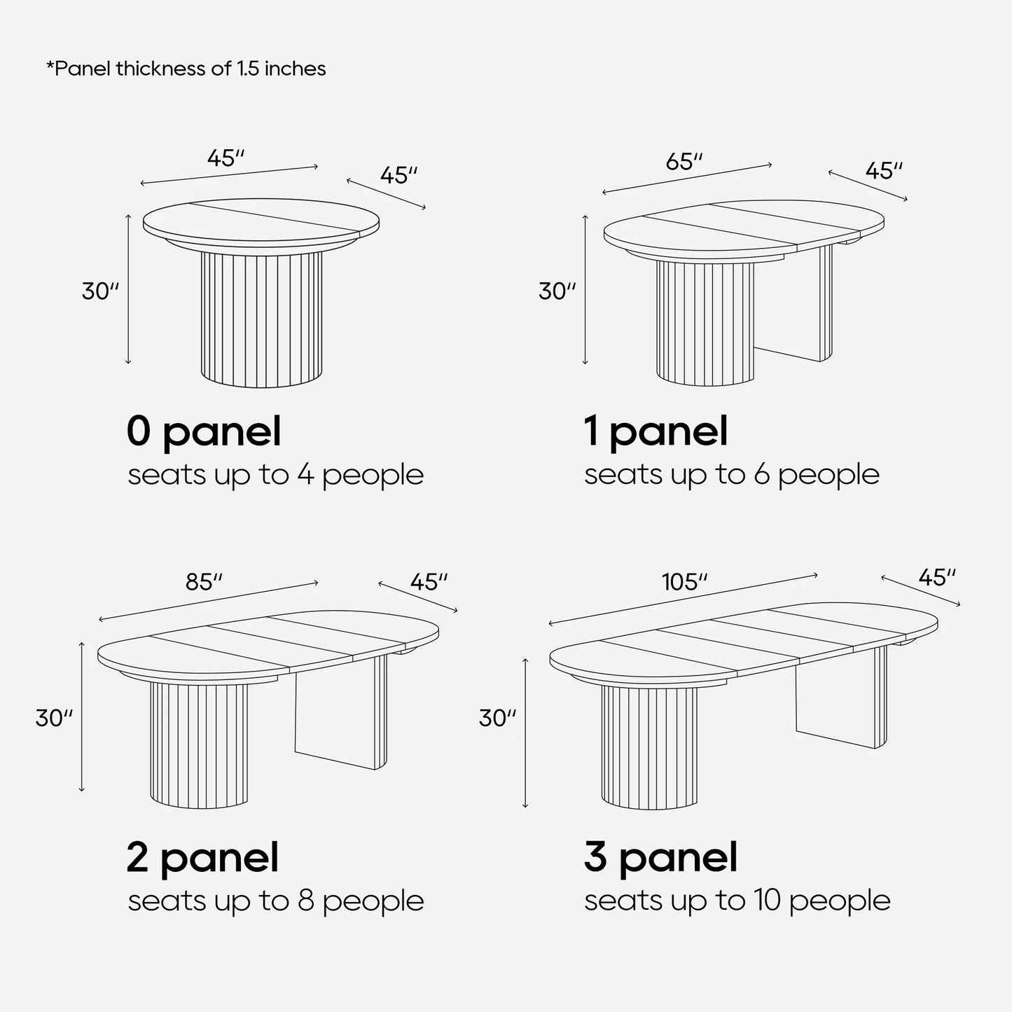 T001 OAK VENEER EXTENDABLE DINING TABLE & SET