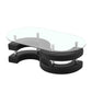 CT255 Oval Coffee Table with 2 Storage Stools