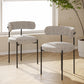 DC01 Stylish Granule Fabric Chairs Set of 2