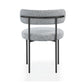 DC01 Stylish Granule Fabric Chairs Set of 2