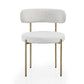 DC01 Stylish Granule Fabric Chairs Set of 2