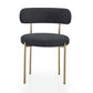 DC01 Stylish Granule Fabric Chairs Set of 2