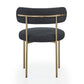 DC01 Stylish Granule Fabric Chairs Set of 2