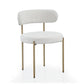 DC01 Stylish Granule Fabric Chairs Set of 2
