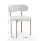 DC01 Stylish Granule Fabric Chairs Set of 2