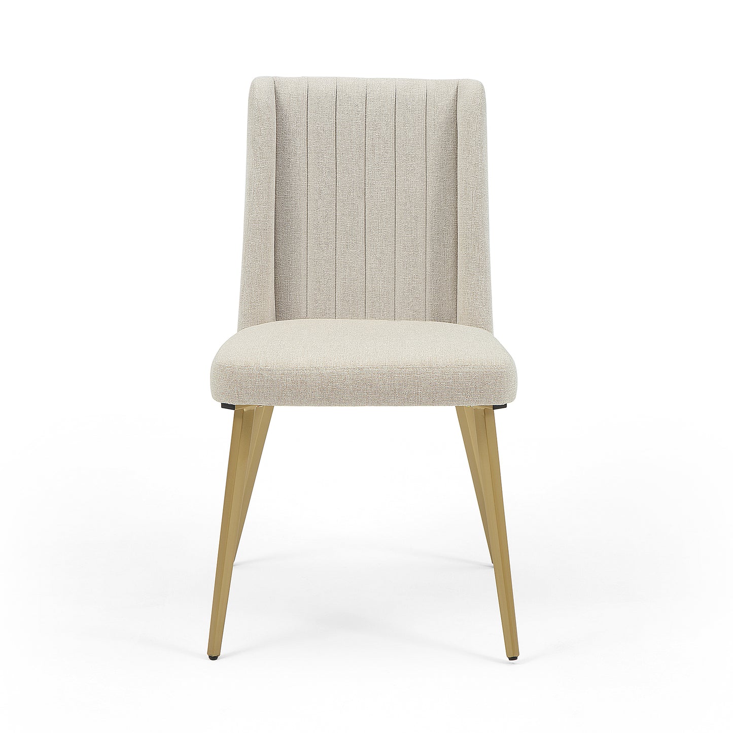 DC15 Set of 2 Fabric Dining Chair with Gold Base