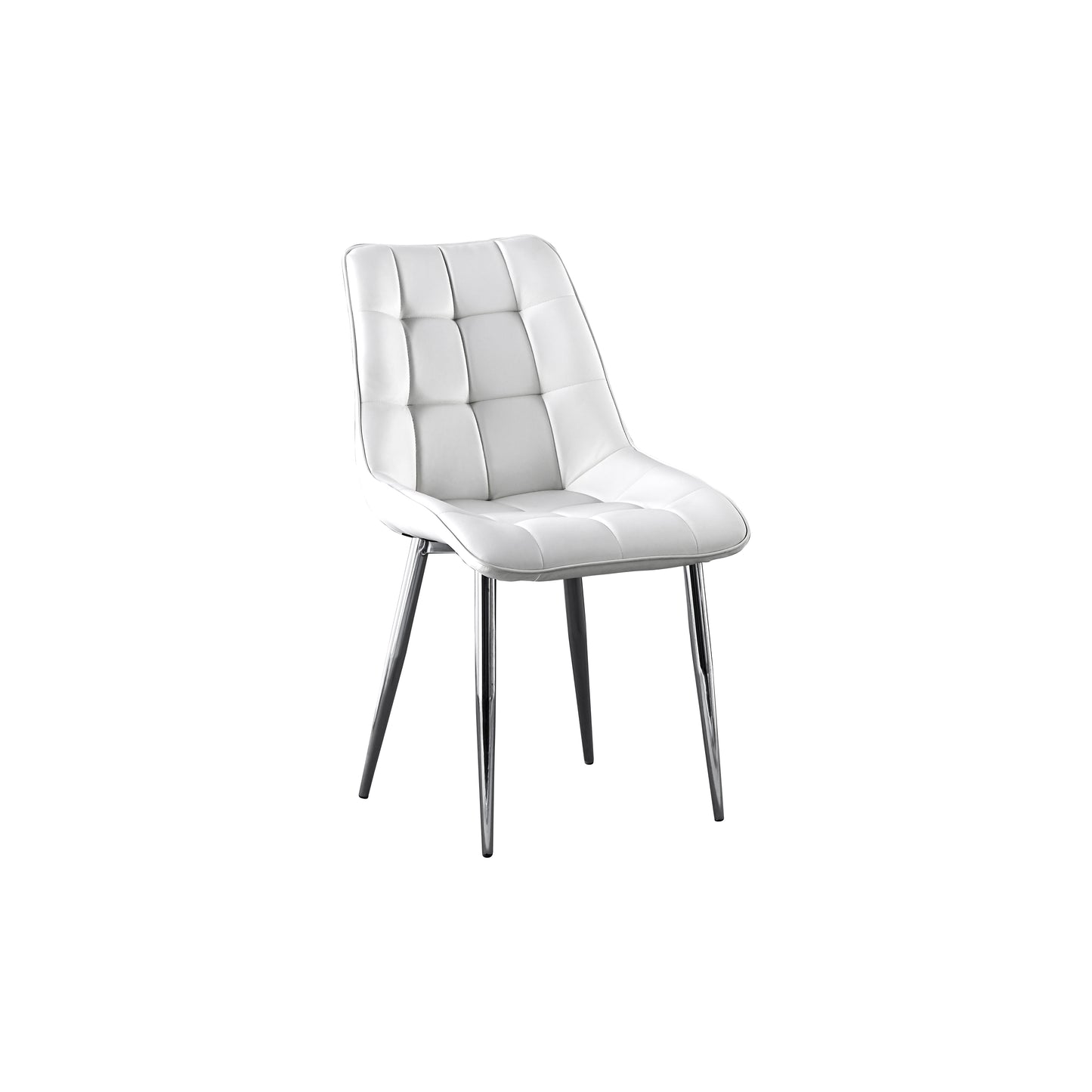 DC215 Set of 4 Leatherette/ Fabric Modern Dining Chairs