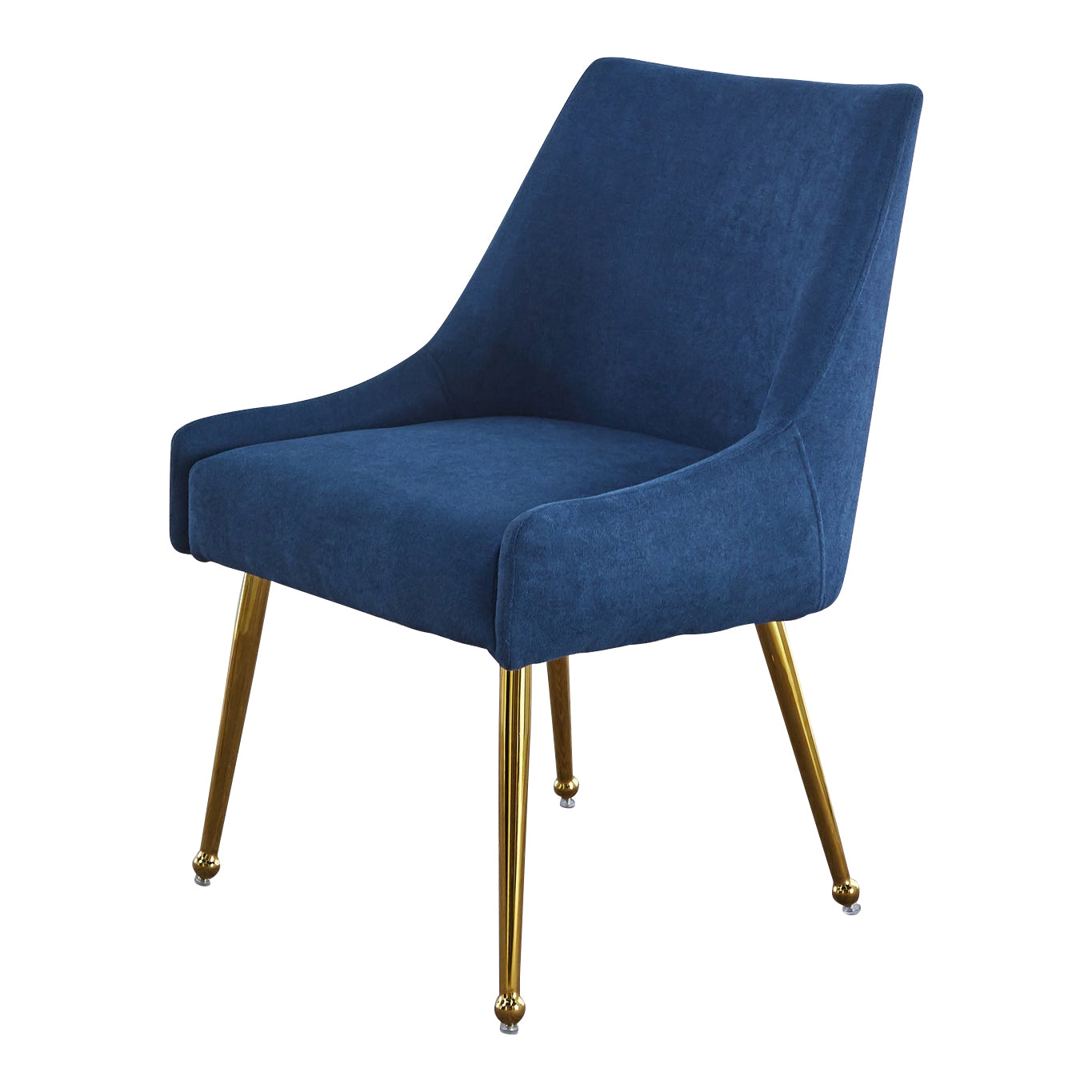 DC58 Set of 2 Elegant Dining Chair with Gold Finish Base