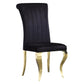 DCK86 Set of 2 Elegant Grey Velvet Dining Chair