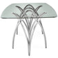 DT030 GLASS TOP DINING TABLE