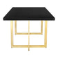 DT035 REAL WOOD VENEER DINING TABLE