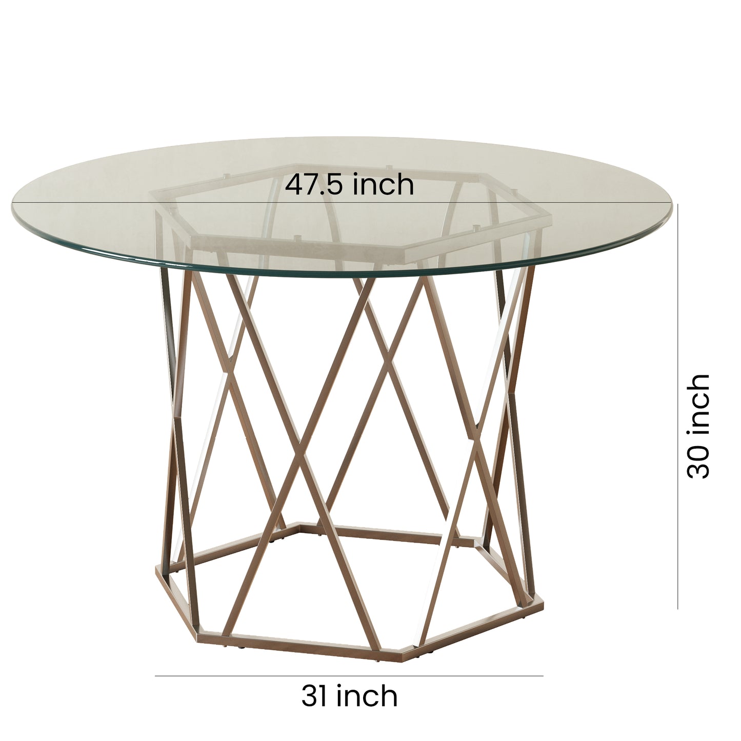 DT302 Elegant Round Dining Table