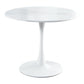 DT90 Printed Marble/ Metal Top Dining Table