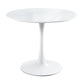 DT90 Printed Marble/ Metal Top Dining Table