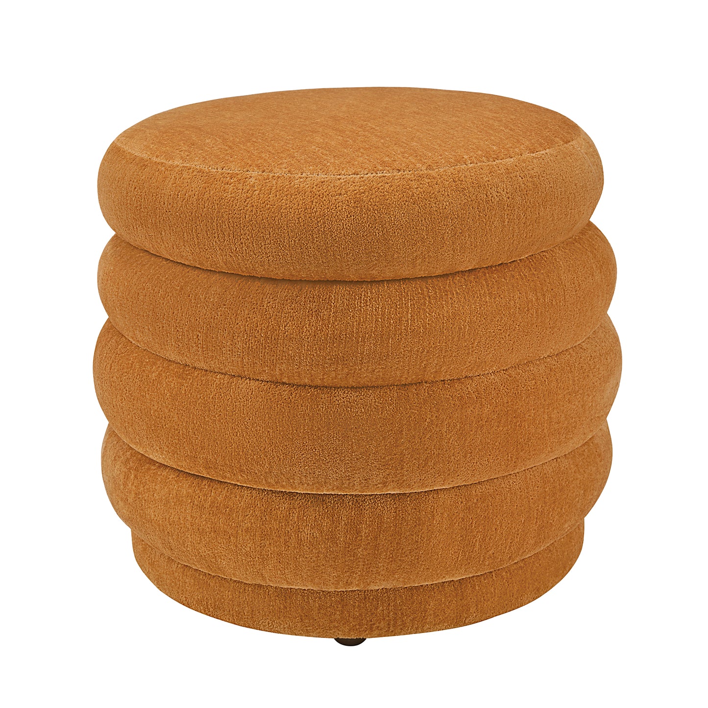 G05 Boucle Fabric Ottoman with Storage