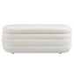 G61 Fabric Storage Bench with Plastic Legs