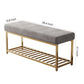 G82 Elegant Bench with Stainless Steel Base