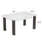 JD150 Rectangular Tempered Glass Dining Table