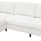 LSEC8036 Corduroy Left Corner Sectional Sofa