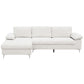 LSEC8036 Corduroy Left Corner Sectional Sofa