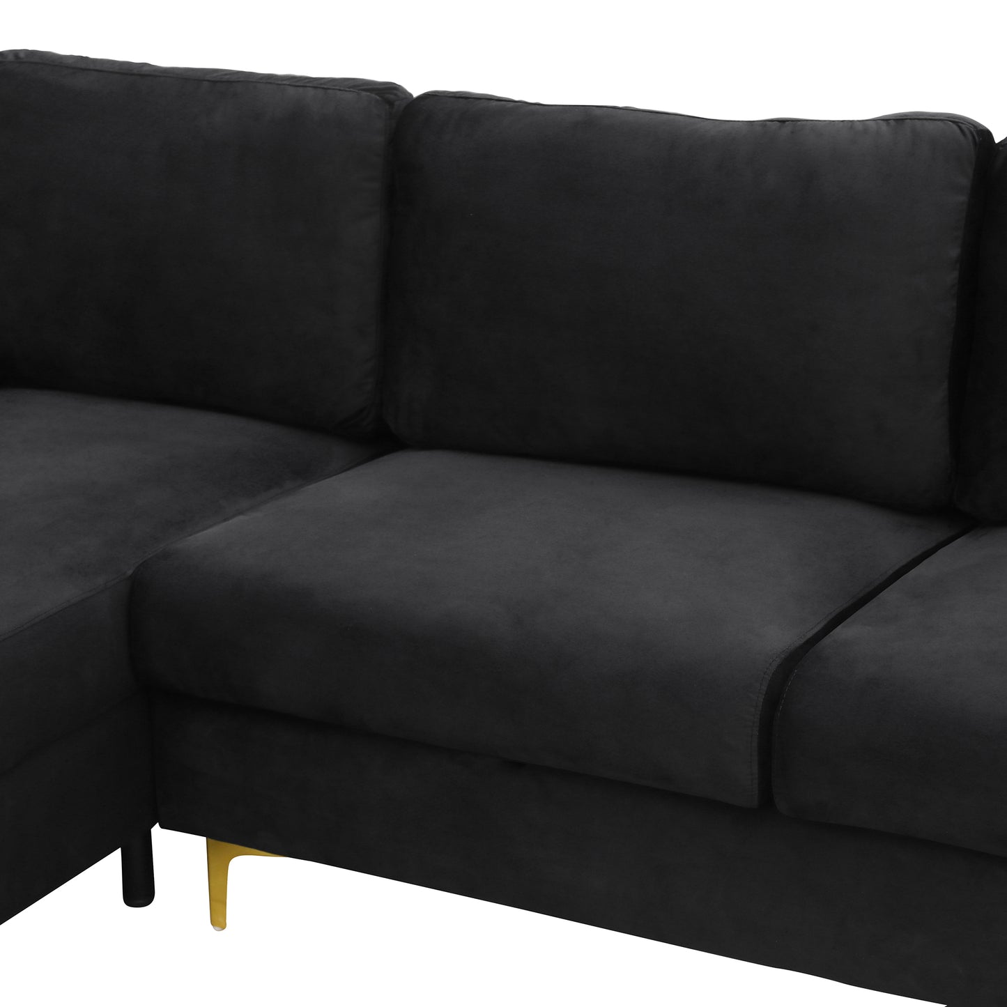 LSEC8036 Corduroy Left Corner Sectional Sofa