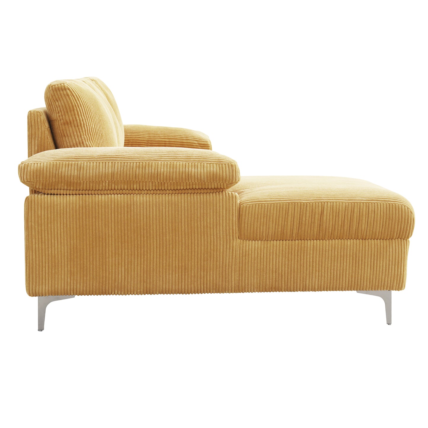 LSEC8036 Corduroy Left Corner Sectional Sofa