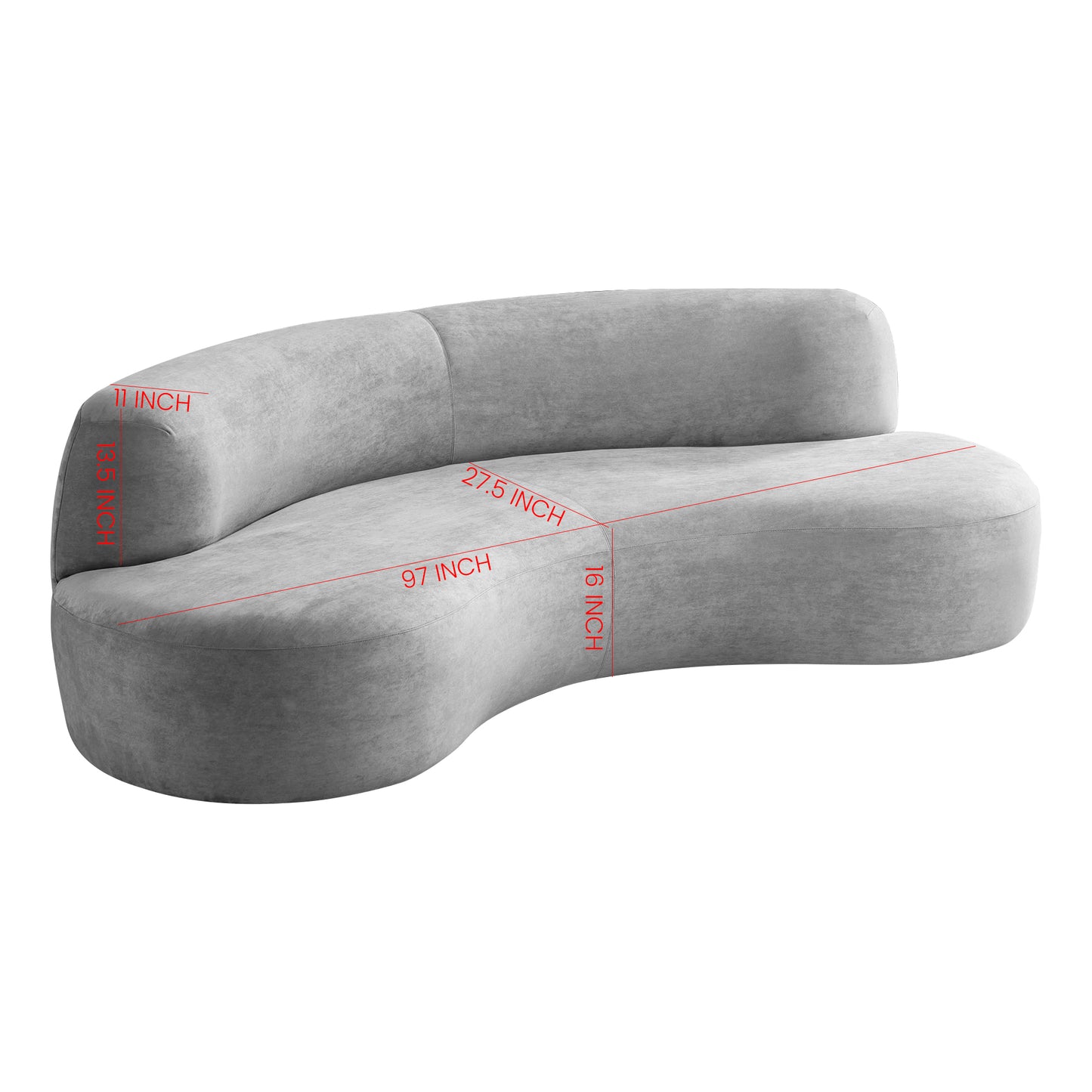 S602 Elegant Curved Sofa