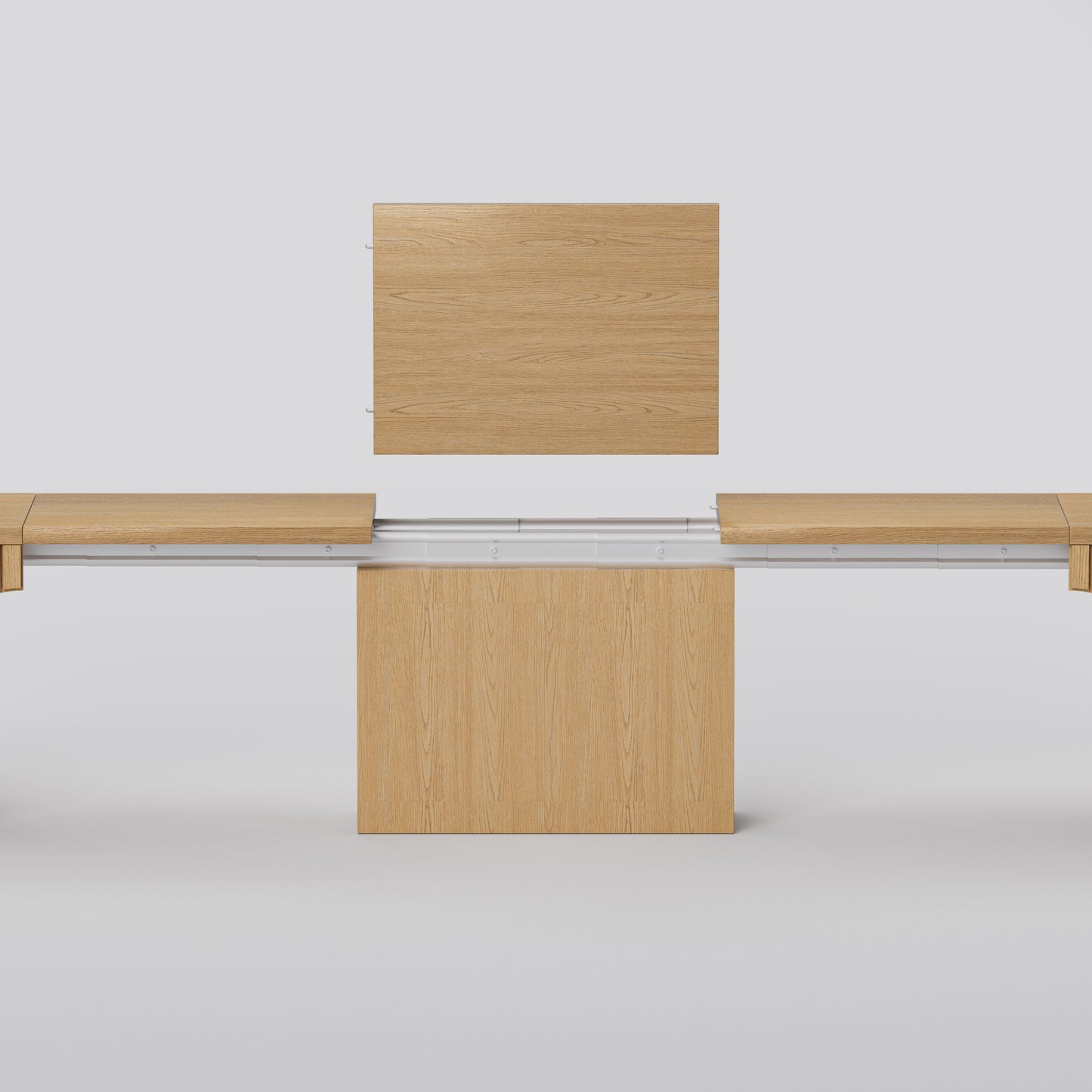 C001 OAK VENEER EXTENDABLE BENCH