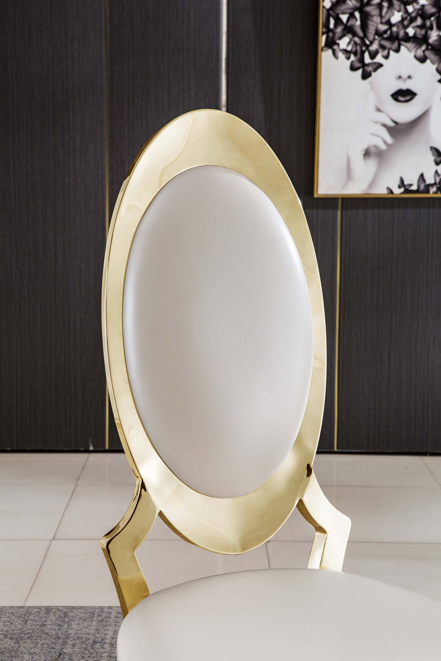 DCK68 Set of 2 Leatherette Dining Chair