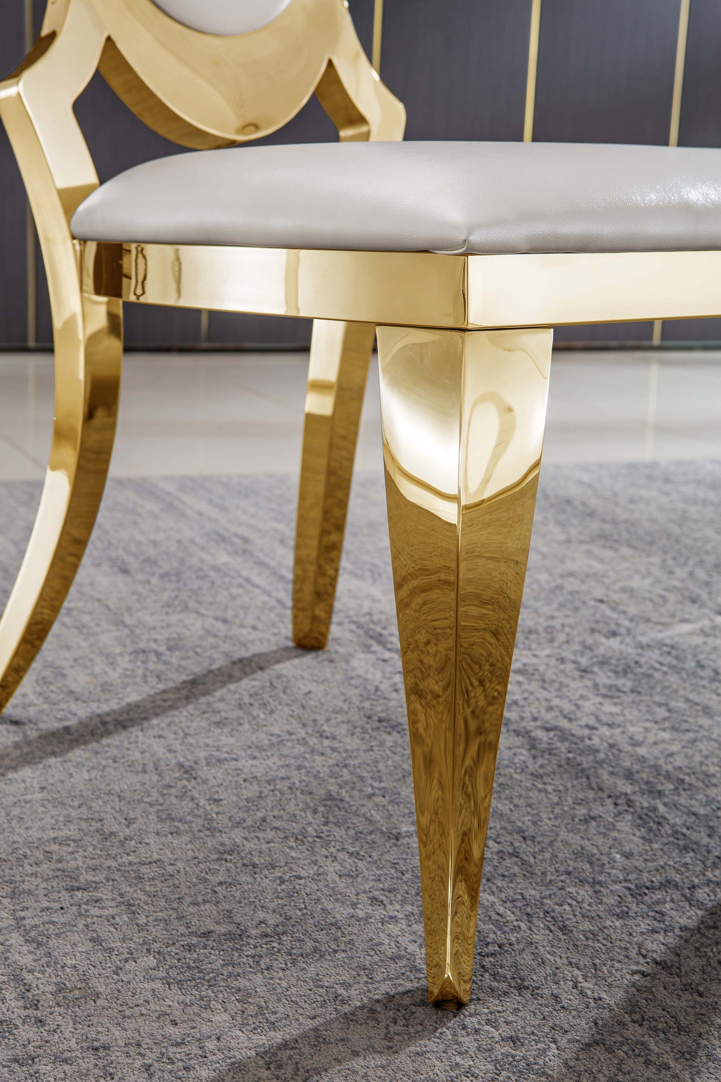 DCK68 Set of 2 Leatherette Dining Chair