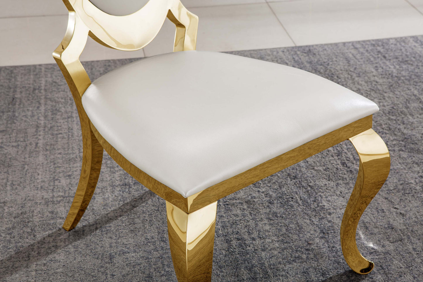 DCK68 Set of 2 Leatherette Dining Chair