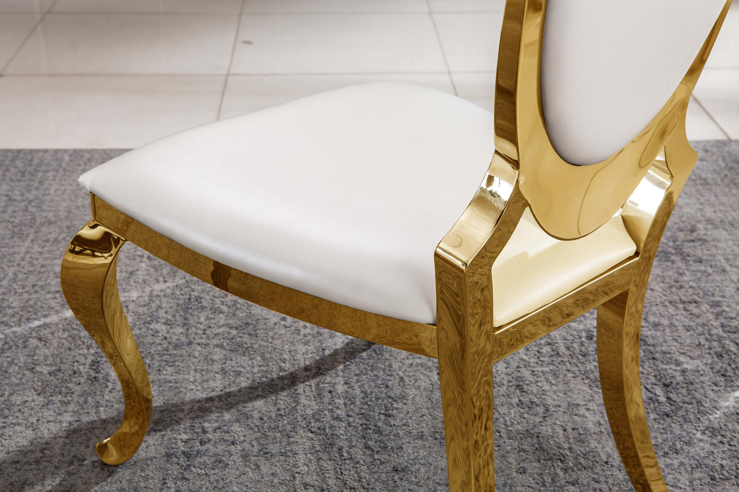 DCK68 Set of 2 Leatherette Dining Chair