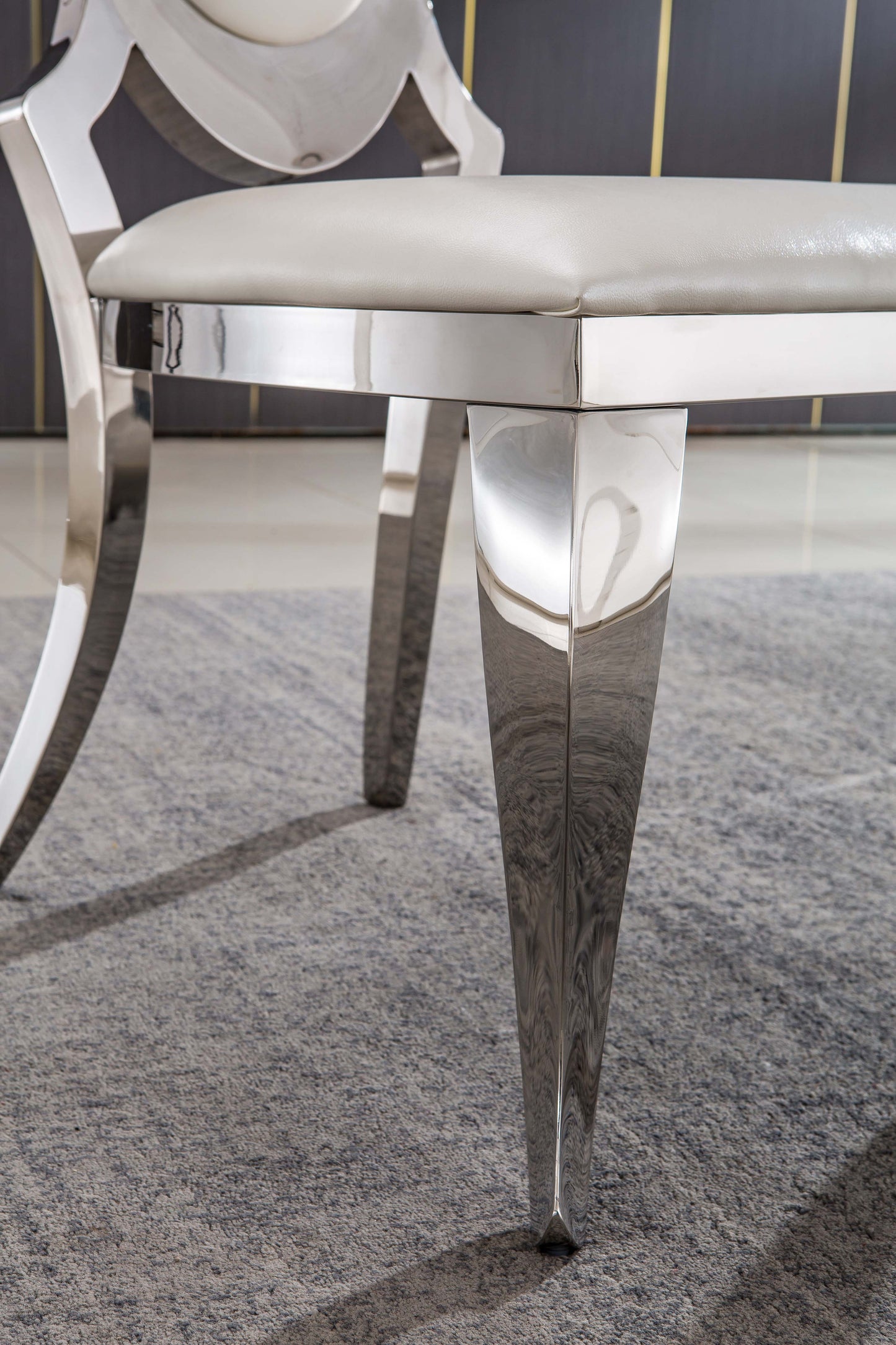 DCK68 Set of 2 Leatherette Dining Chair