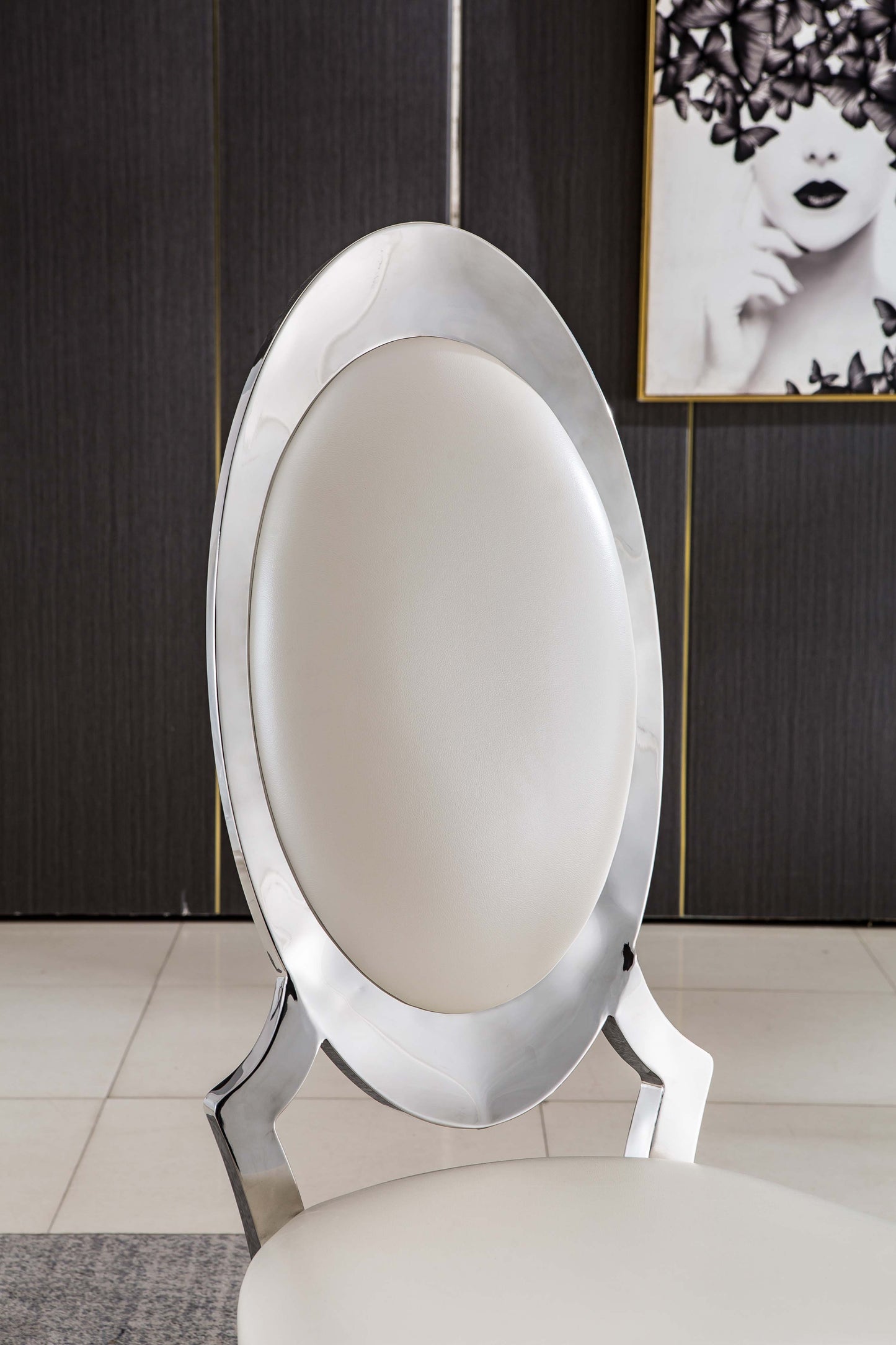 DCK68 Set of 2 Leatherette Dining Chair