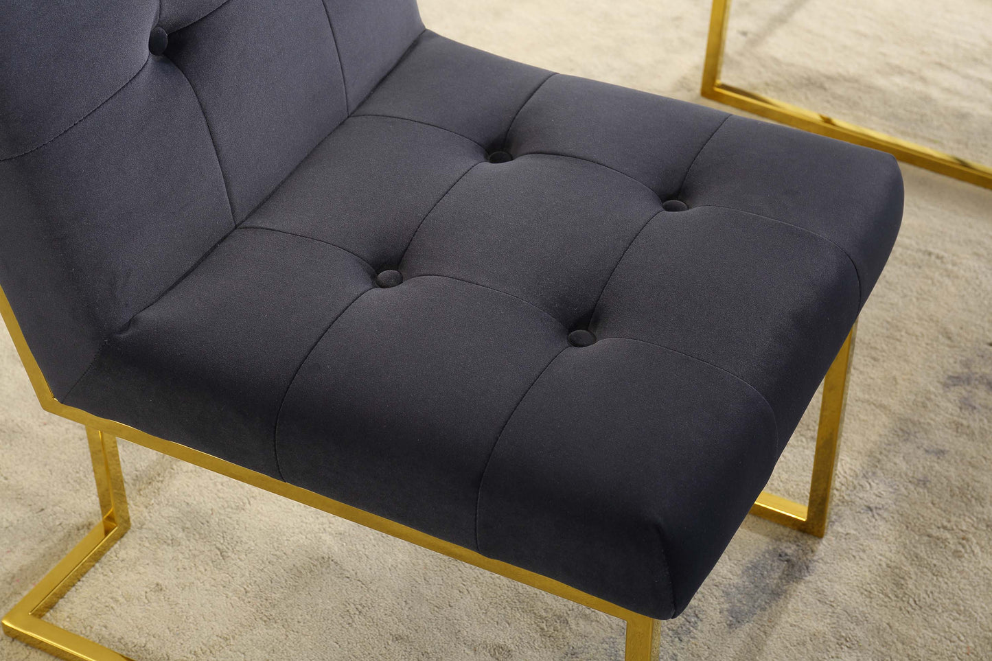 DCK69 Set of 2 Velvet Dining Chair