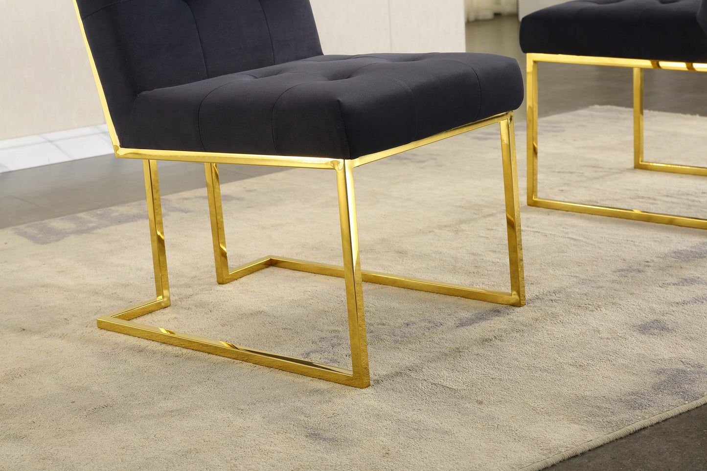 DCK69 Set of 2 Velvet Dining Chair