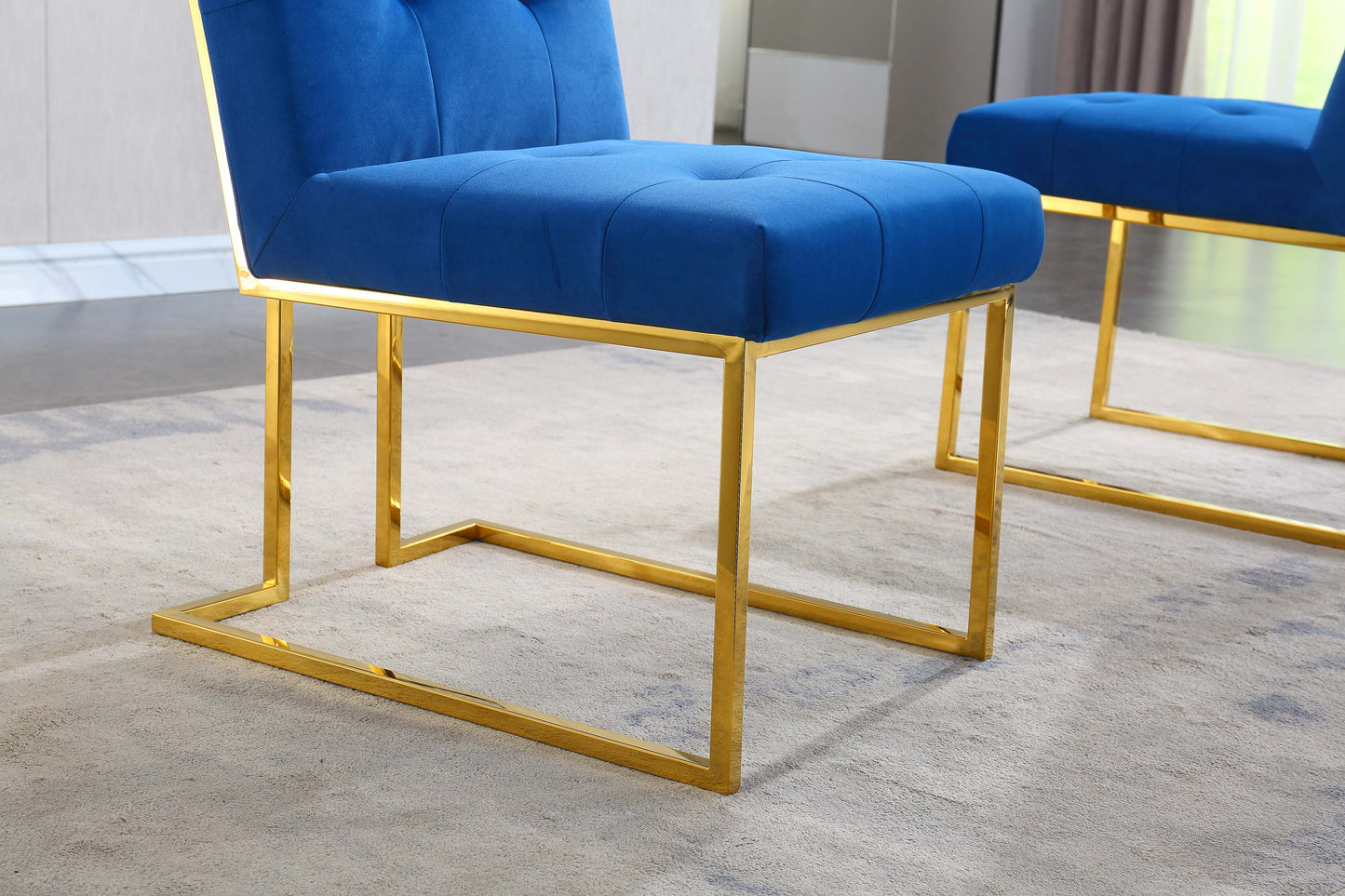 DCK69 Set of 2 Velvet Dining Chair