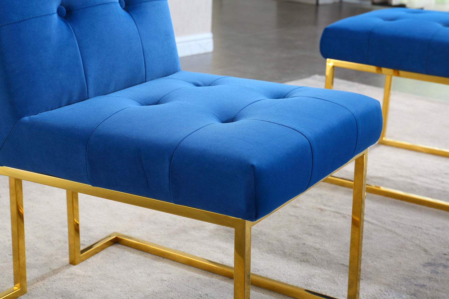 DCK69 Set of 2 Velvet Dining Chair