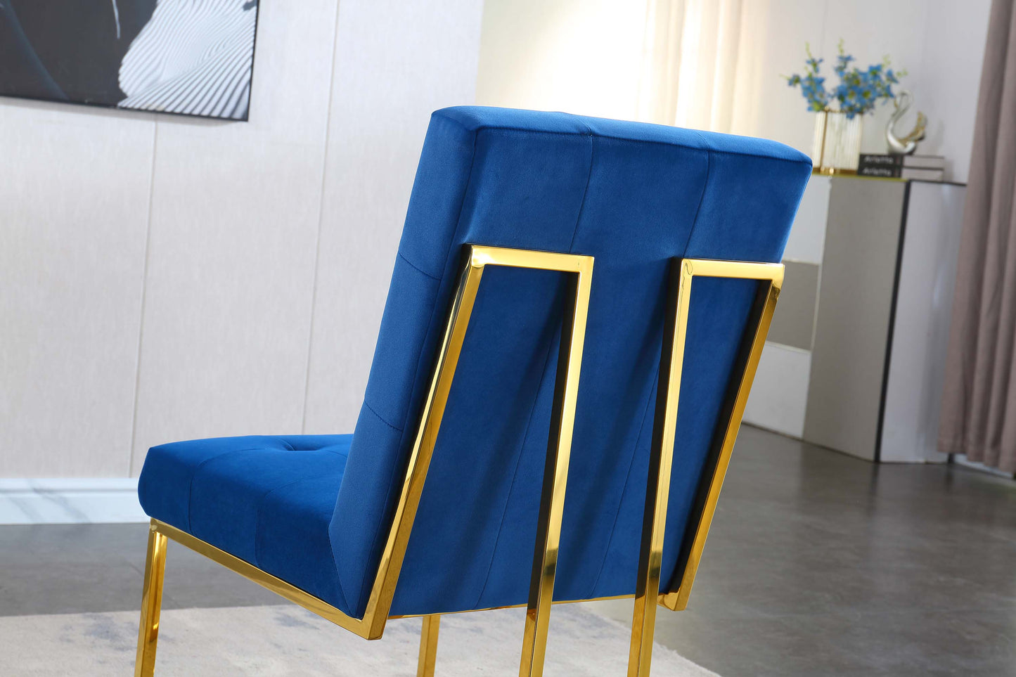 DCK69 Set of 2 Velvet Dining Chair