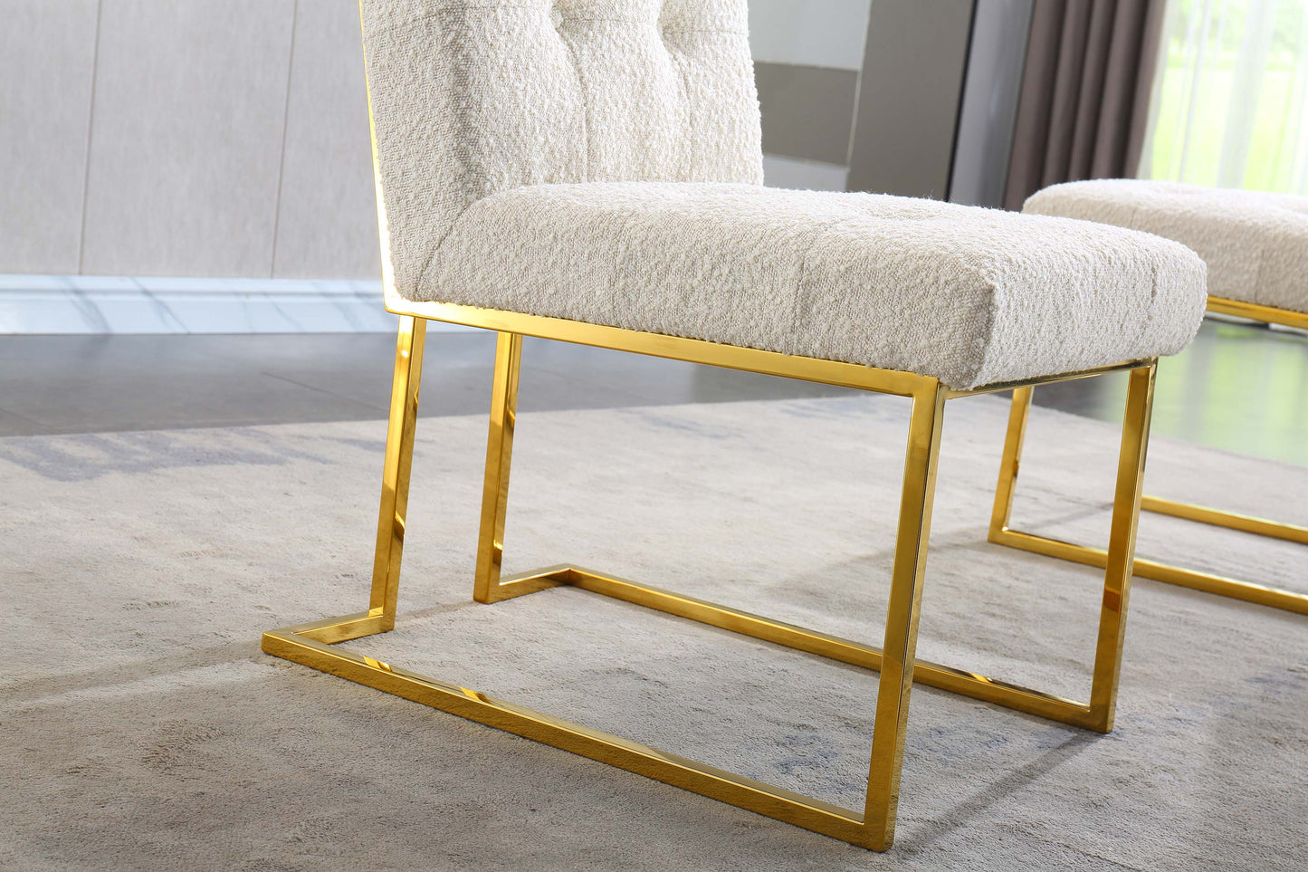 DCK69 Set of 2 Velvet Dining Chair