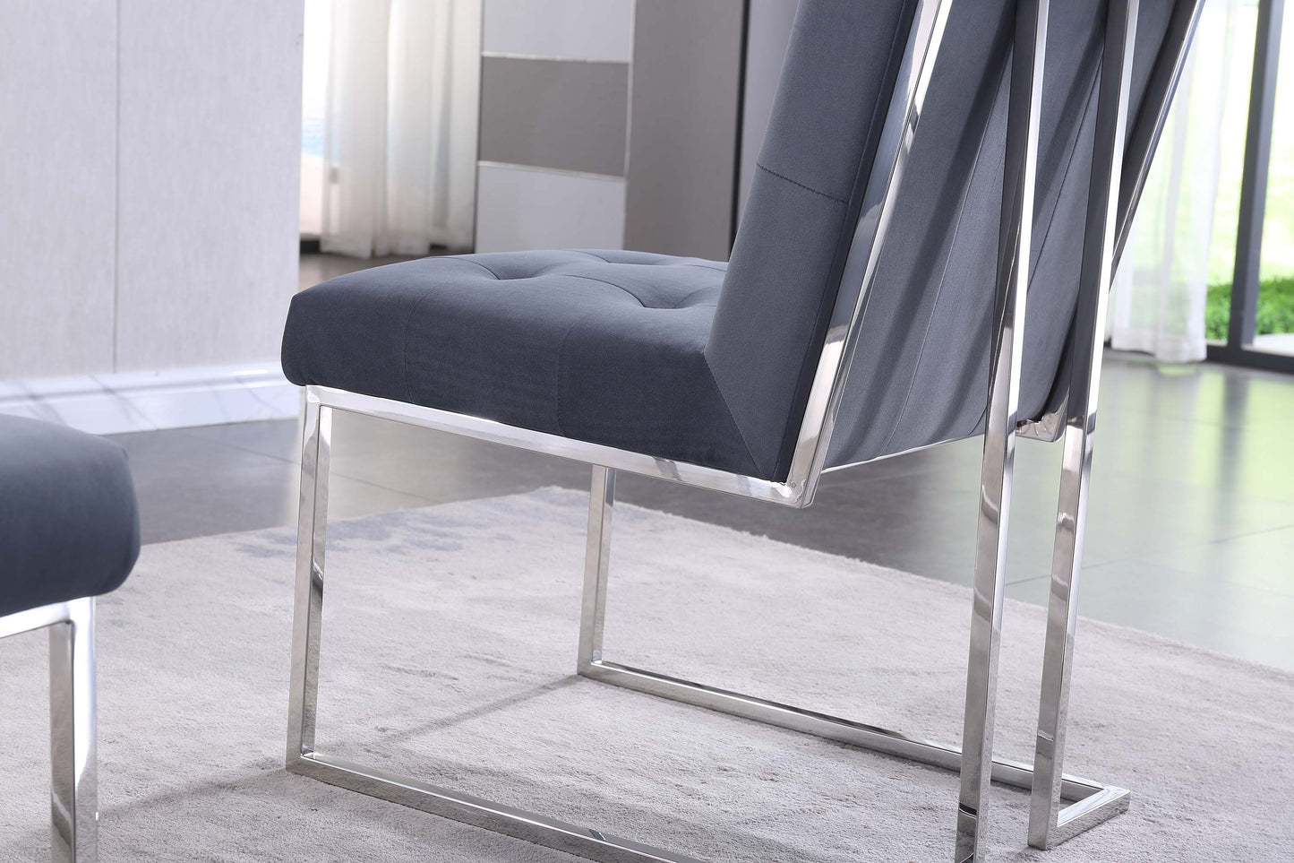 DCK69 Set of 2 Velvet Dining Chair