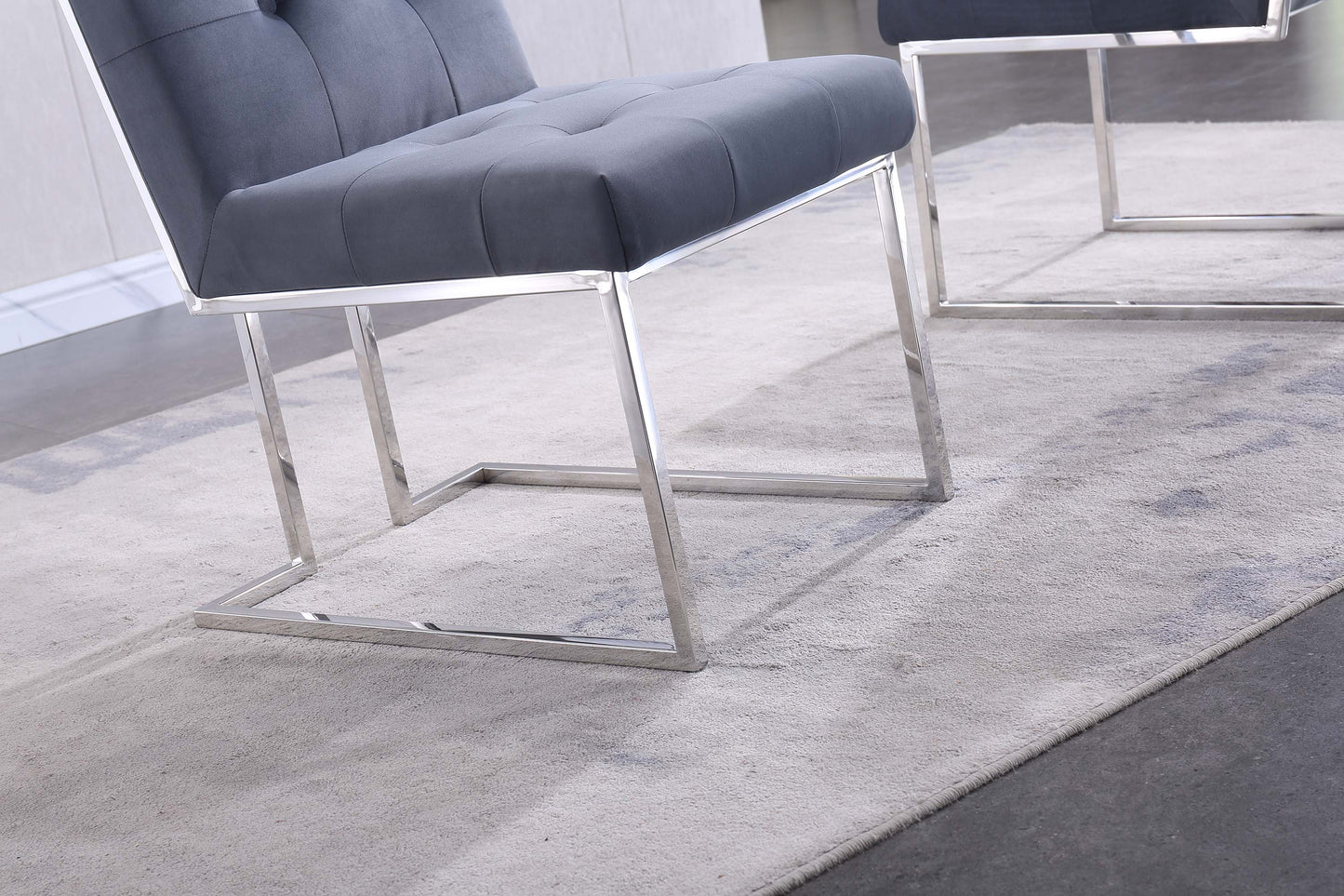 DCK69 Set of 2 Velvet Dining Chair