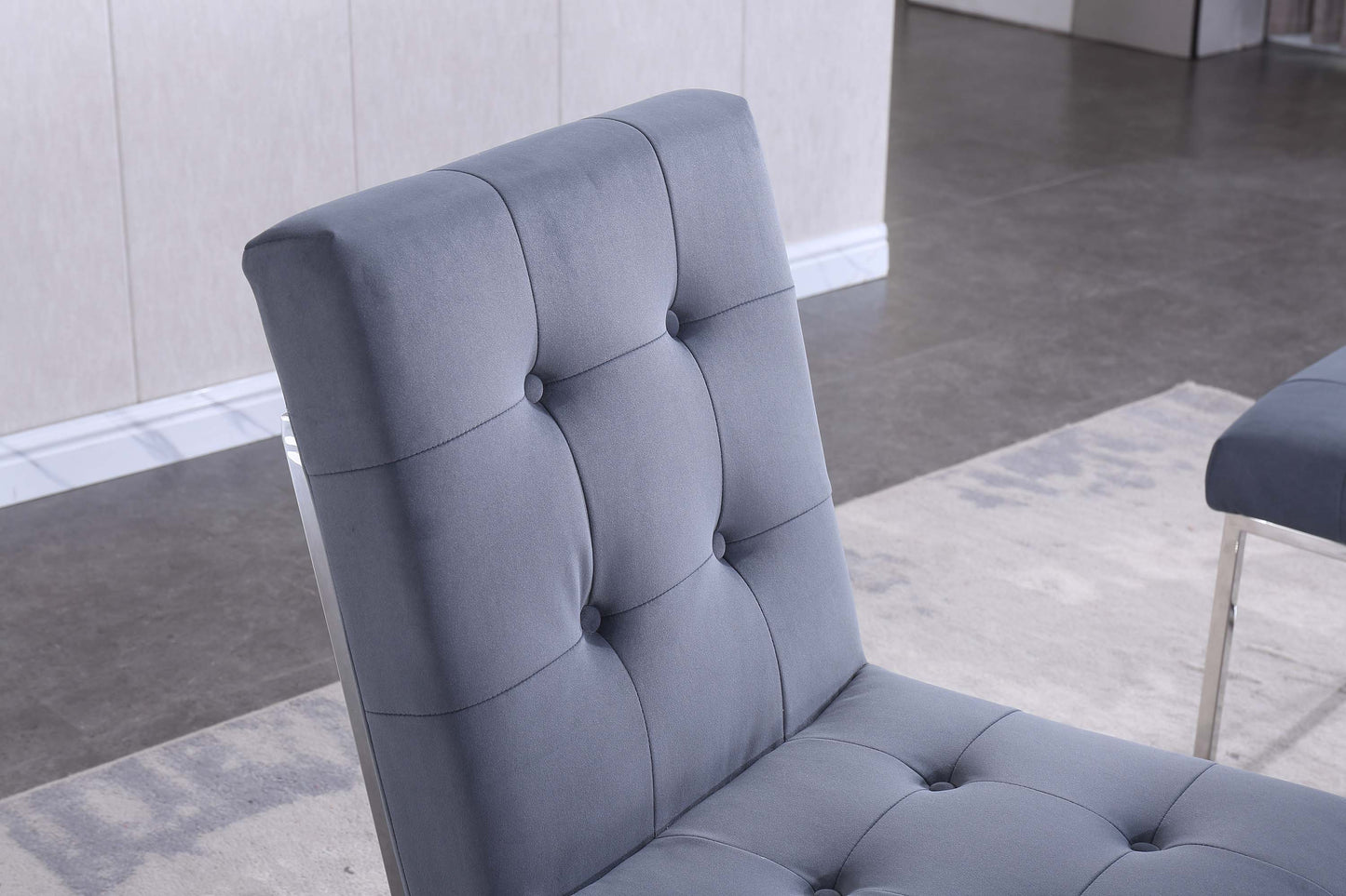 DCK69 Set of 2 Velvet Dining Chair