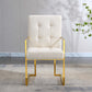 DCK70 Luxurious Dining Chair with Stainless Steel