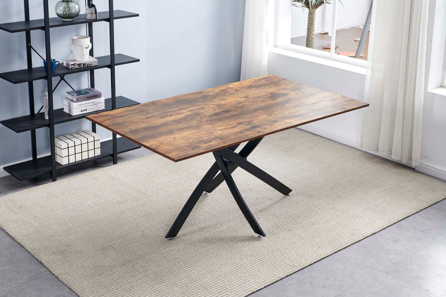 DT8120/DT8160/DT8200 Dining Table with Multiple Options of Table Top