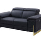8048 Luxury Reclining Genuine Leather Loveseat/Sofa